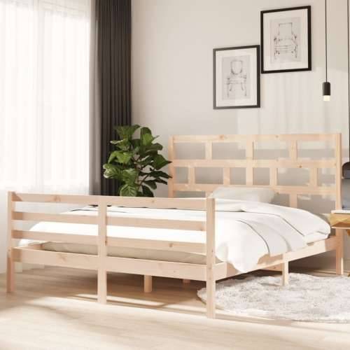 Okvir za krevet od masivne borovine 160 x 200 cm