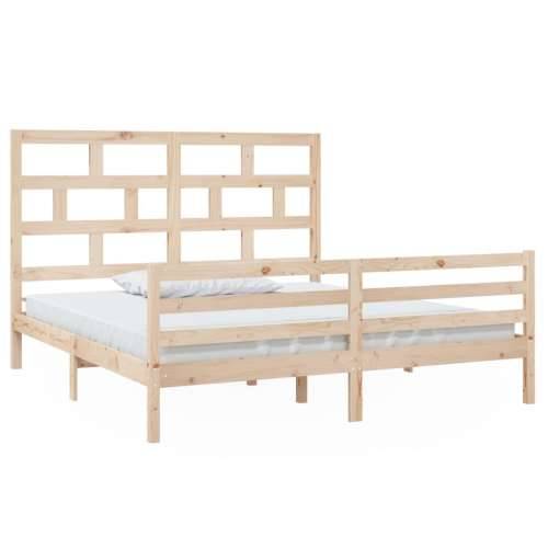 Okvir za krevet od masivnog drva 180 x 200 cm 6FT veliki bračni Cijena