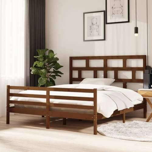 Okvir za krevet drveni boja meda 180 x 200 cm 6FT veliki bračni