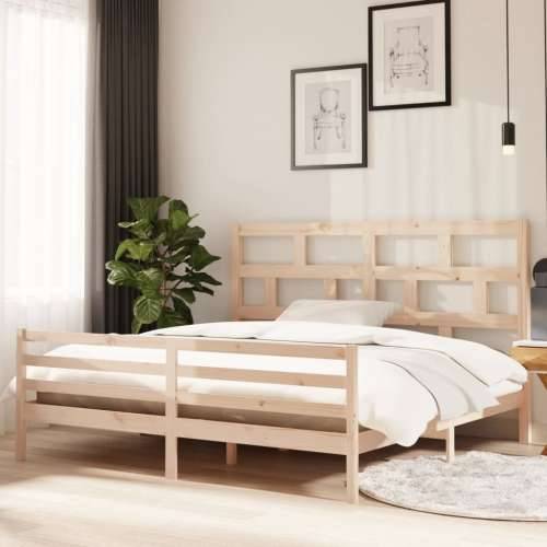 Okvir za krevet od masivne borovine 200 x 200 cm Cijena