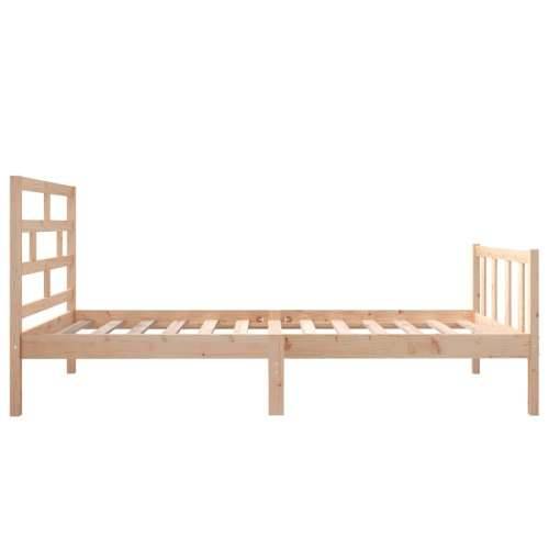Okvir za krevet od borovine 75 x 190 cm mali jednokrevetni Prirodna 75 x 190 cm Cijena