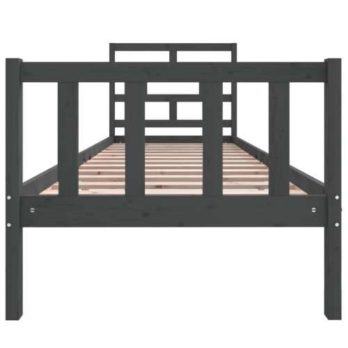 Okvir za krevet od borovine sivi 75 x 190 cm 2FT6 mali Cijena