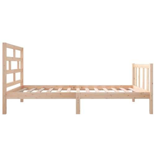 Okvir za krevet od masivne borovine 90 x 200 cm - Prirodna 90 x 200 cm Cijena