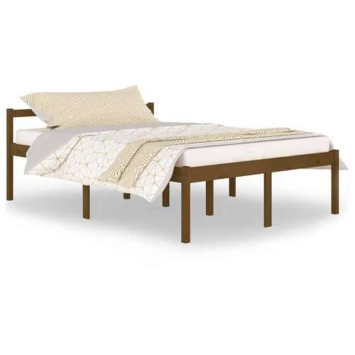 Okvir za krevet od masivne borovine boja meda 140 x 200 cm Cijena
