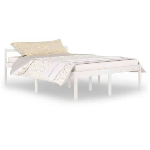 Okvir za krevet od borovine bijeli 150x200 cm 5FT veliki bračni Cijena