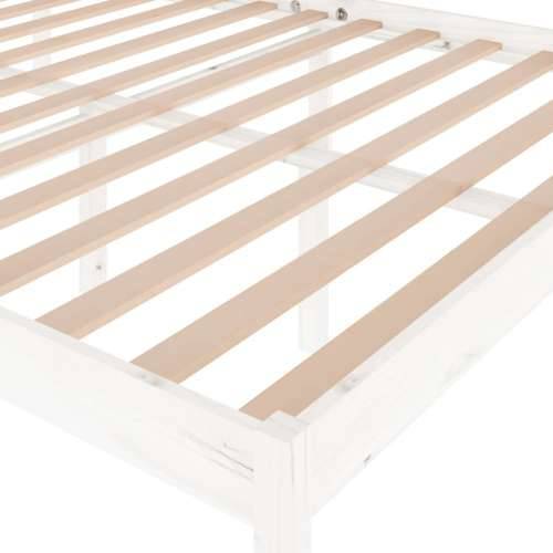 Okvir za krevet od borovine bijeli 150x200 cm 5FT veliki bračni Cijena