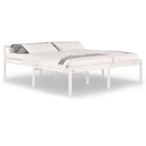 Okvir za krevet od borovine bijeli 180x200 cm 6FT veliki bračni Cijena
