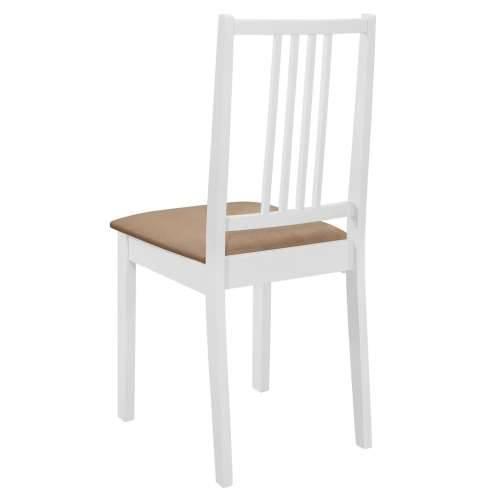 276409 5 Piece Dining Set MDF White (247625+247635) Cijena