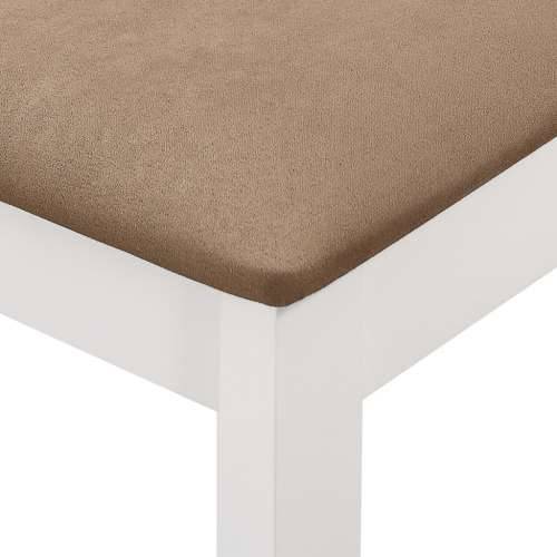 276409 5 Piece Dining Set MDF White (247625+247635) Cijena