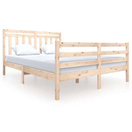 Okvir za krevet od masivnog drva 150x200 cm veliki bračni Cijena