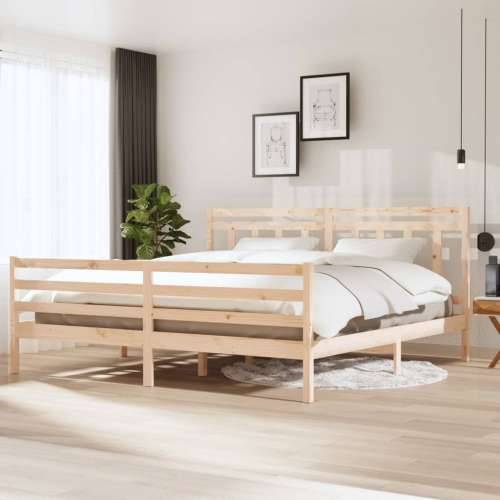 Okvir za krevet od masivnog drva 200 x 200 cm