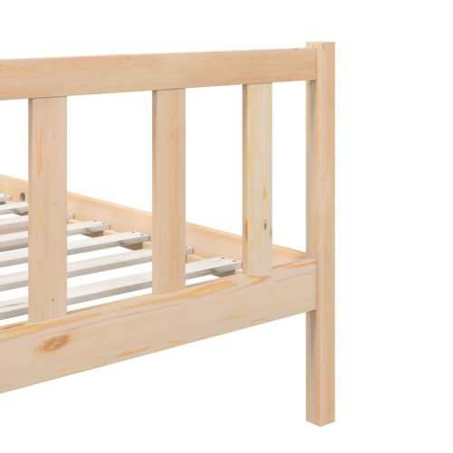 Okvir za krevet od masivnog drva 75 x 190 cm mali Cijena