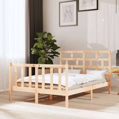 Okvir za krevet od masivne borovine 140 x 190 cm Cijena