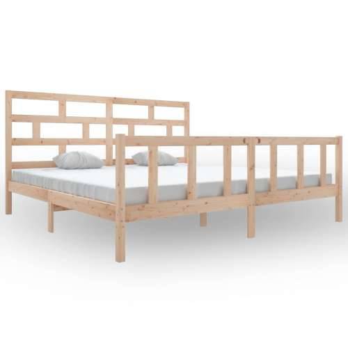Okvir za krevet od masivne borovine 200 x 200 cm Cijena