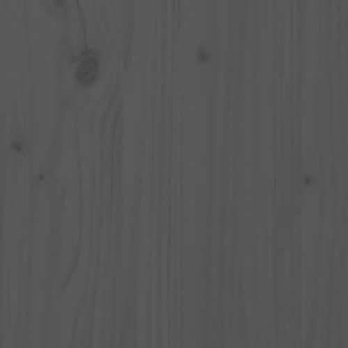 Okvir za krevet od masivne borovine sivi 200 x 200 cm - Siva 200 x 200 cm Cijena