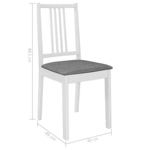 5-dijelni blagovaonski set od MDF-a bijeli - Bijela 4 Cijena
