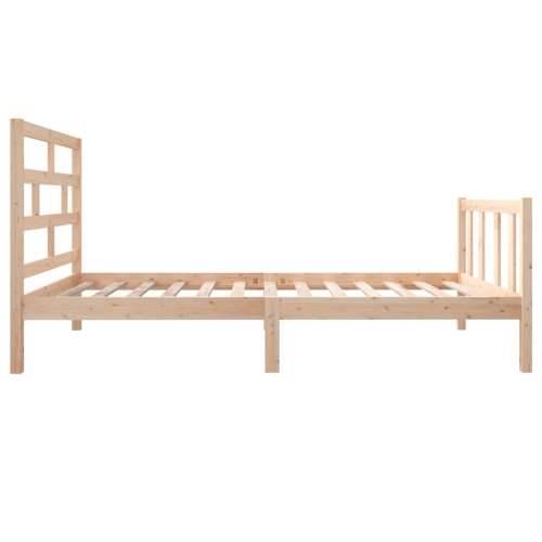 Okvir za krevet od masivne borovine 100 x 200 cm - Prirodna 100 x 200 cm Cijena