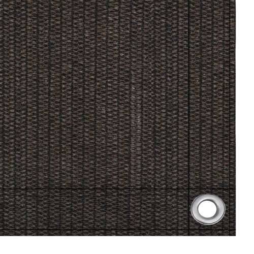 Tepih za šator 400 x 800 cm smeđi HDPE - Smeđa 400 x 800 cm 1 Cijena