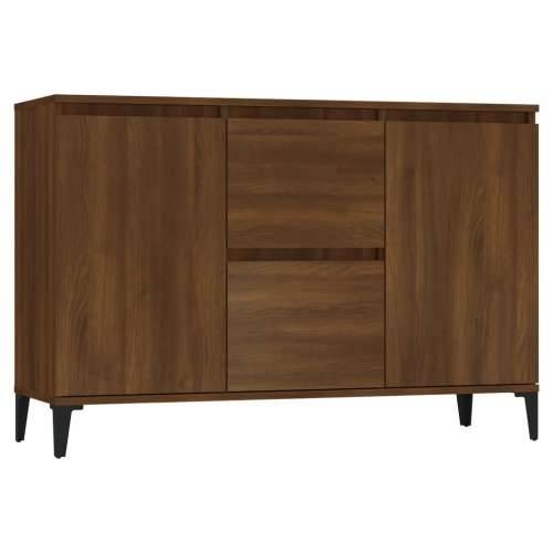 Komoda boja smeđeg hrasta 104 x 35 x 70 cm konstruirano drvo - Smeđi hrast 1 Cijena