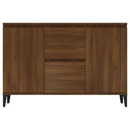 Komoda boja smeđeg hrasta 104 x 35 x 70 cm konstruirano drvo - Smeđi hrast 1 Cijena