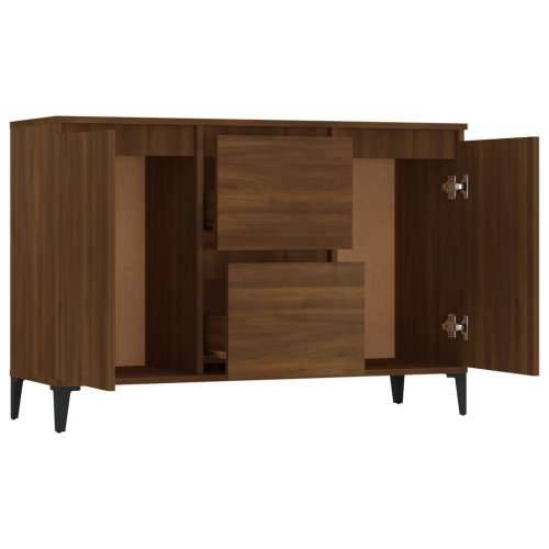Komoda boja smeđeg hrasta 104 x 35 x 70 cm konstruirano drvo - Smeđi hrast 1 Cijena
