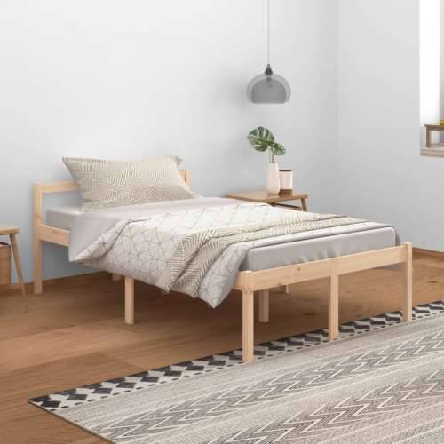 Krevet za starije osobe 120 x 200 cm od masivne borovine