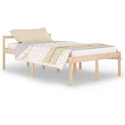 Krevet za starije osobe 120 x 200 cm od masivne borovine Cijena