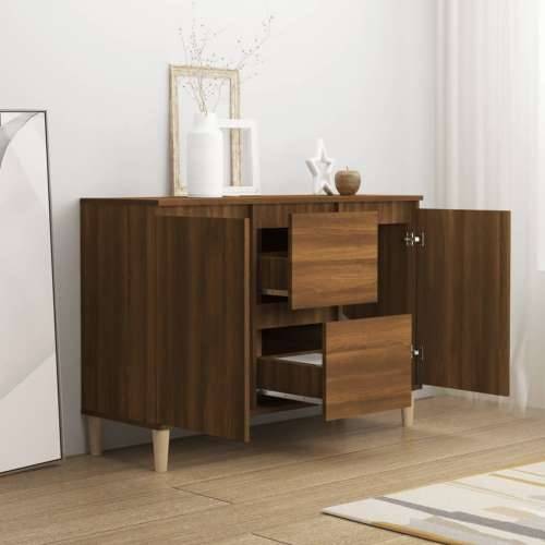 Komoda boja smeđeg hrasta 101x35x70 cm od konstruiranog drva Smeđi hrast 1 Cijena