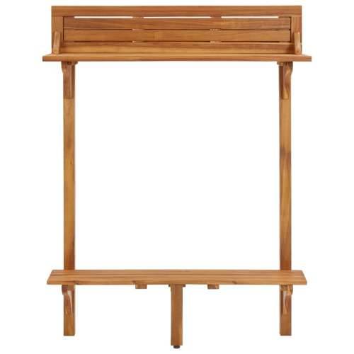 Balkonski barski stol 90x37x122,5 cm masivno bagremovo drvo Cijena