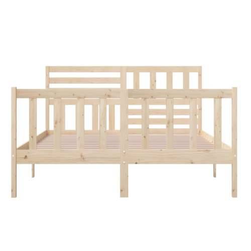 Okvir za krevet od masivnog drva 160 x 200 cm Cijena