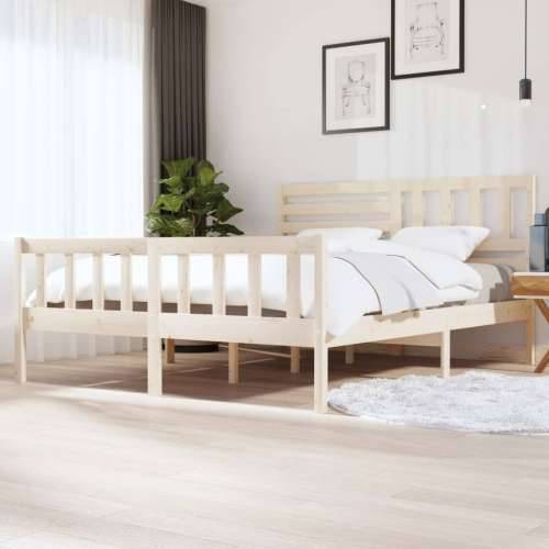 Okvir za krevet od masivnog drva 180x200 cm veliki bračni