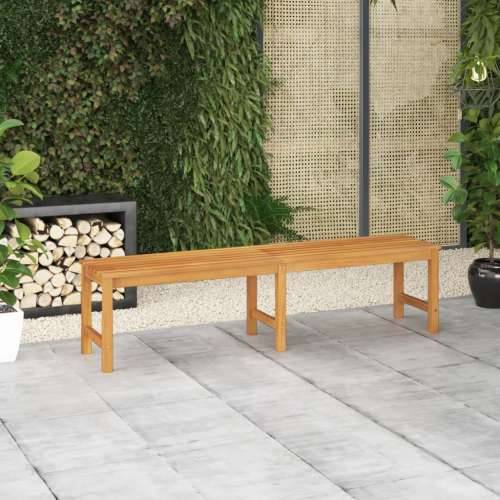 Vrtna klupa 180 cm od masivne tikovine - 180 x 40 x 45 cm 1 2 Cijena