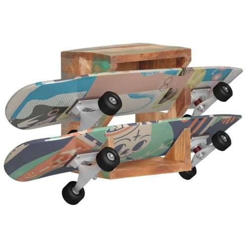 Zidni držač za skateboarde 25x20x30 cm masivno obnovljeno drvo - 1 masivno obnovljeno drvo Cijena