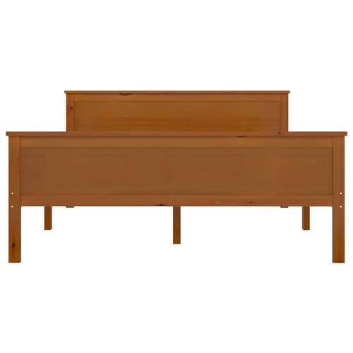 Okvir za krevet od masivne borovine boja meda 160 x 200 cm - boja meda 160 x 200 cm Cijena