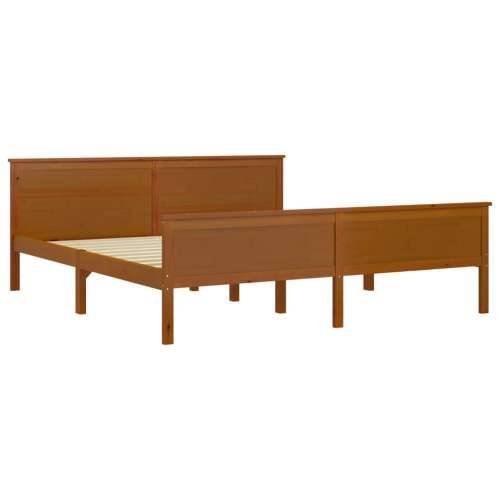 Okvir za krevet od masivne borovine boja meda 180 x 200 cm - boja meda 180 x 200 cm Cijena