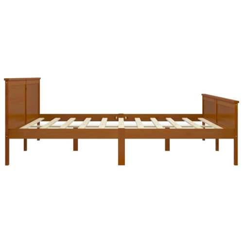 Okvir za krevet od masivne borovine boja meda 200 x 200 cm - boja meda 200 x 200 cm Cijena
