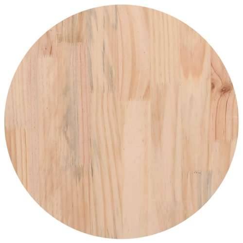 Ploča za stol Ø 30 x 2,5 cm od masivne borovine - Prirodna Ø 30 x 2.5 cm 1 Cijena
