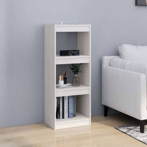 Ormarić za knjige / pregrada bijeli 40x30x103,5 cm od borovine - Bijela 1 103.5 cm 40 cm Cijena