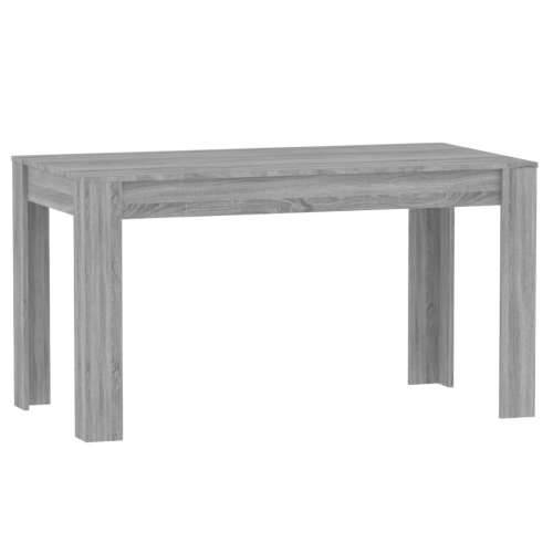 Blagovaonski stol sivi hrast 140x74,5x76 cm konstruirano drvo Cijena