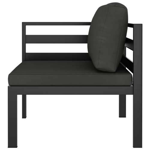 10-dijelna vrtna garnitura s jastucima aluminijska antracit - 6x srednja + 4x kutna 1 Cijena