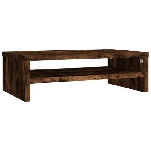 Stalak za monitor boja dimljenog hrasta 42 x 24 x 13 cm drveni - Dimljeni hrast 1 Cijena