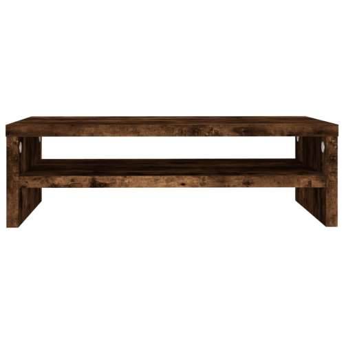 Stalak za monitor boja dimljenog hrasta 42 x 24 x 13 cm drveni - Dimljeni hrast 1 Cijena