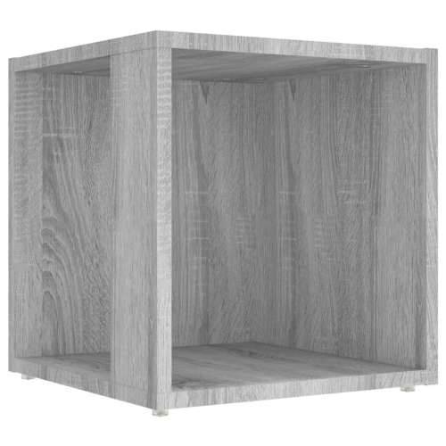 Bočni stolić boja hrasta sonome 33x33x34,5 cm konstruirano drvo - Sivi hrast sonoma 33 x 33 x 34.5 cm 1 Cijena