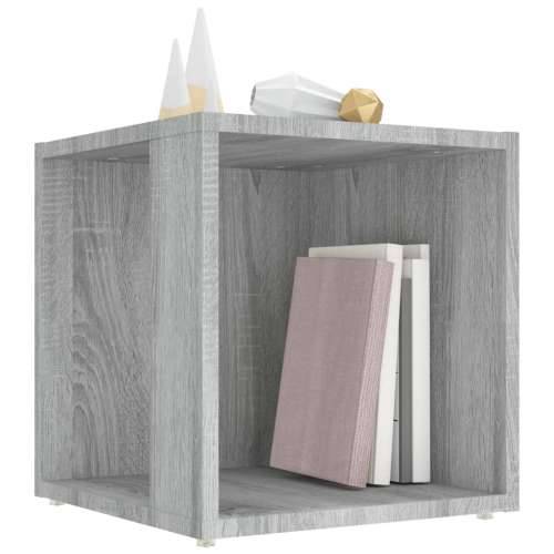 Bočni stolić boja hrasta sonome 33x33x34,5 cm konstruirano drvo - Sivi hrast sonoma 33 x 33 x 34.5 cm 1 Cijena