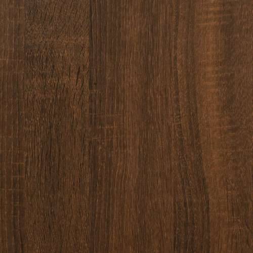 Bočni stolić boja smeđeg hrasta 33x33x34,5 cm konstruirano drvo - Smeđi hrast 33 x 33 x 34.5 cm 1 Cijena