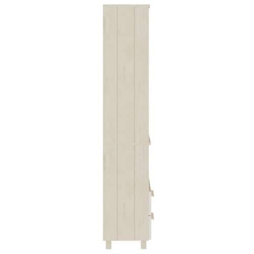 Visoka komoda HAMAR boja meda 60 x 35 x 180 cm masivna borovina - boja meda 1 Cijena
