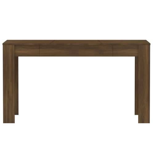 Blagovaonski stol boja smeđeg hrasta 140 x 74,5 x 76 cm drveni - Smeđi hrast 1 Cijena