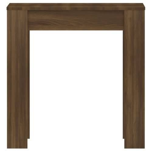 Blagovaonski stol boja smeđeg hrasta 140 x 74,5 x 76 cm drveni - Smeđi hrast 1 Cijena