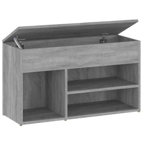 Klupa za cipele boja sivog hrasta 80x30x45 cm konstruirano drvo - Sivi hrast sonoma 80 x 30 x 45 cm 1 Cijena