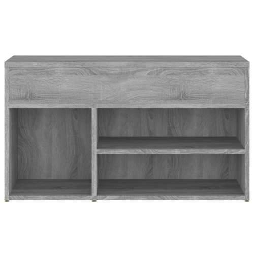 Klupa za cipele boja sivog hrasta 80x30x45 cm konstruirano drvo - Sivi hrast sonoma 80 x 30 x 45 cm 1 Cijena